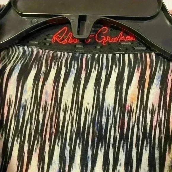 Robert Graham Silk Button Down Blouse - Picture 5 of 7